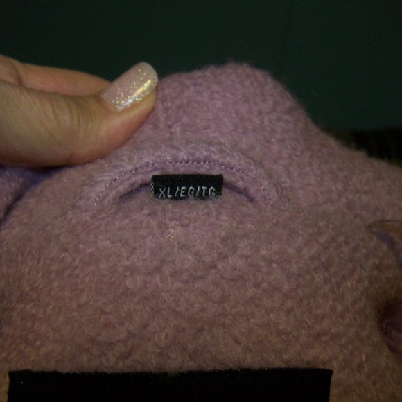Guess New Without Attached Tags Coat XL 12-14 Dusty Rose lilac/lavender Hue - Picture 9 of 9